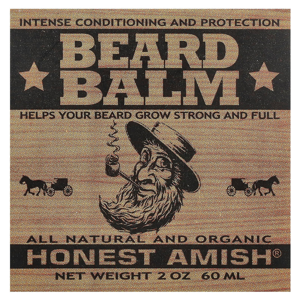 Honest Amish, Beard Balm, 2 oz (60 ml)