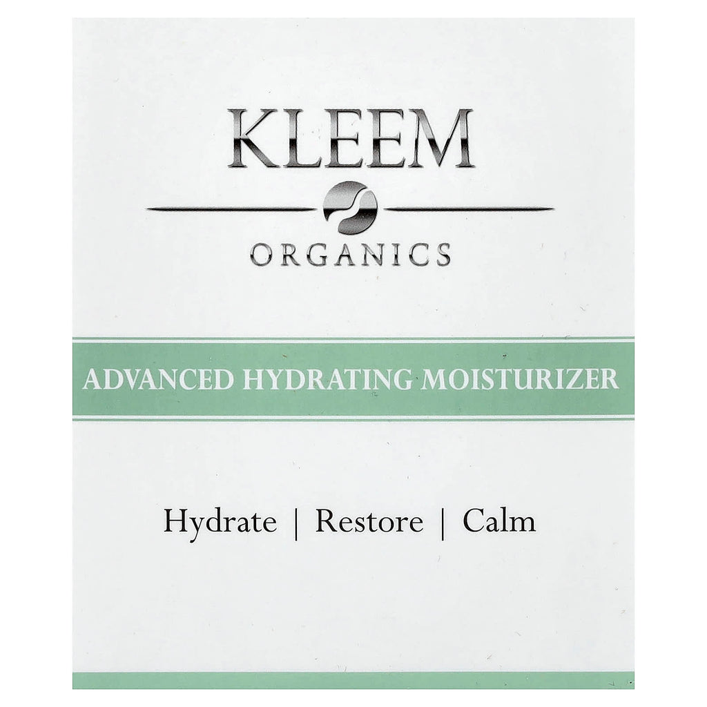 Kleem Organics, Advanced Hydrating Moisturizer, 1.7 fl oz (50 ml)