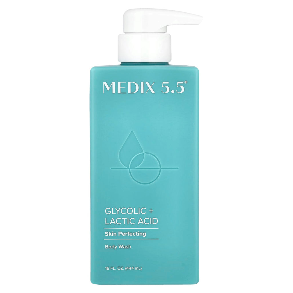 Medix 5.5, Body Wash, Skin Perfecting, Glycolic + Lactic Acid, 15 fl oz (444 ml)