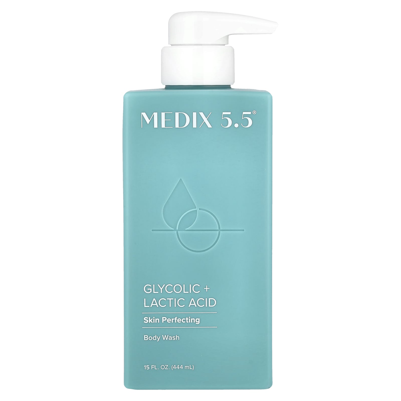 Medix 5.5, Body Wash, Skin Perfecting, Glycolic + Lactic Acid, 15 fl oz (444 ml)