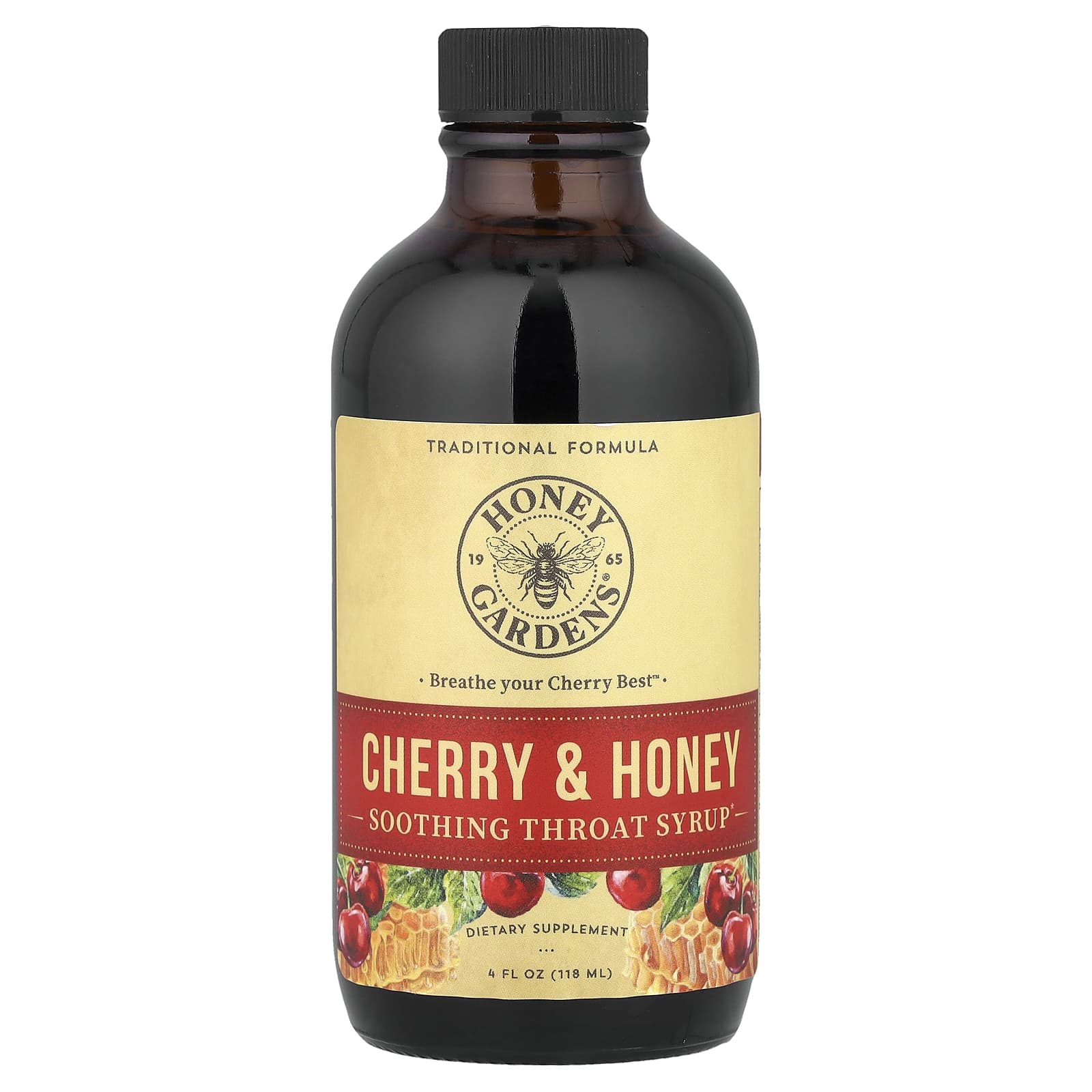 Zand, Soothing Throat Syrup, Cherry & Honey, 4 fl oz (118 ml)