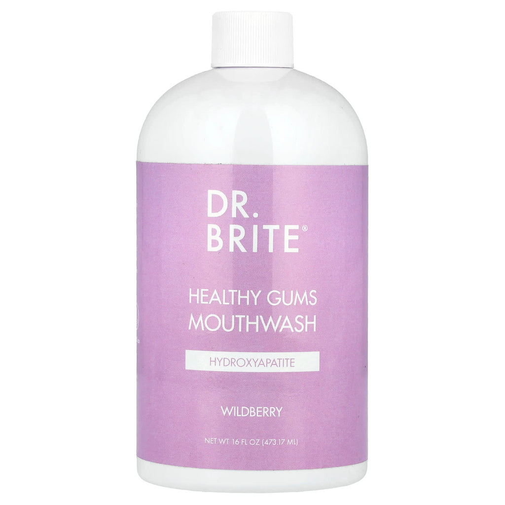 Dr. Brite, Healthy Gums Mouthwash, Hydroxyapatite, Wildberry, 16 fl oz (473.17 ml)