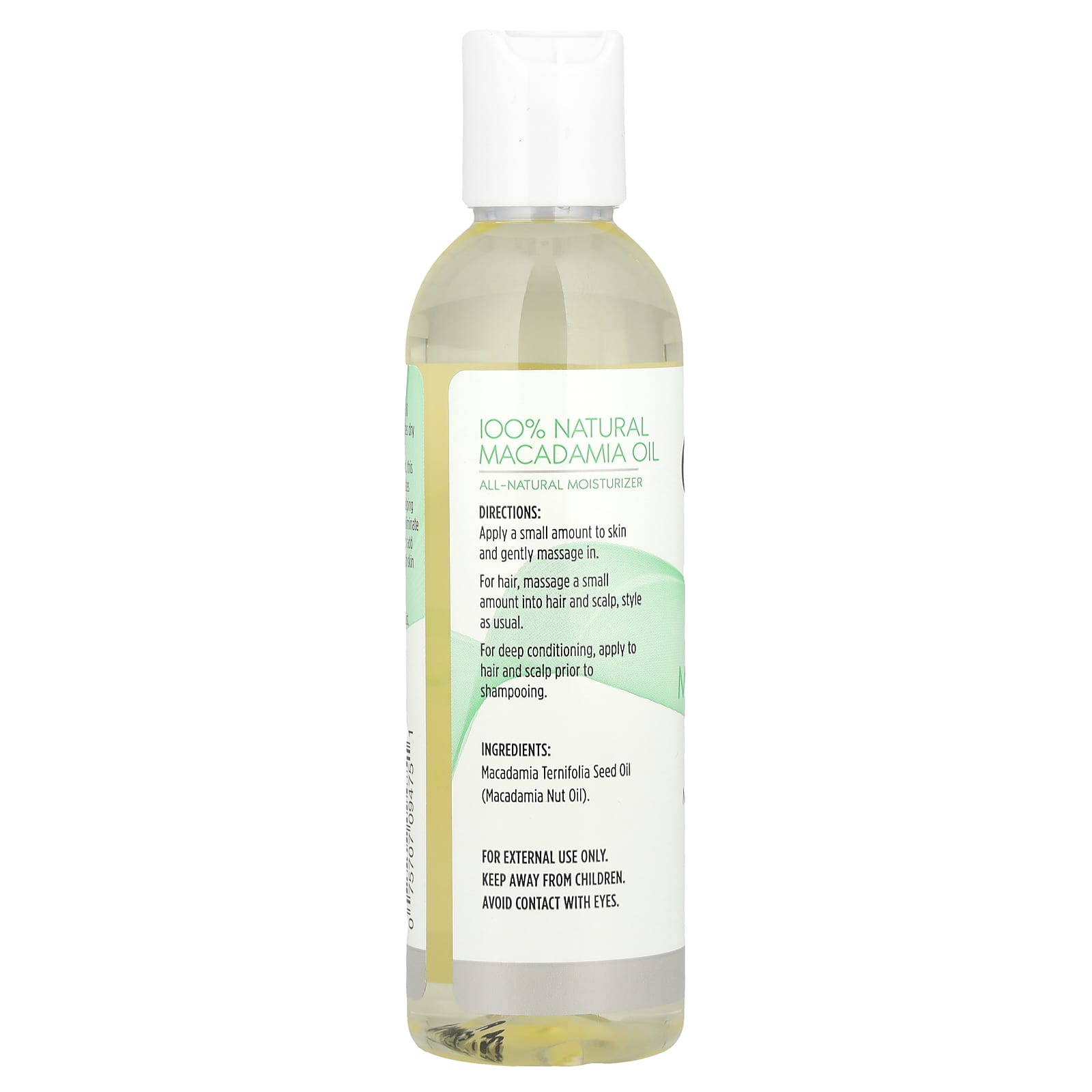 Cococare, 100% Macadamia Oil, 4 fl oz (118 ml)