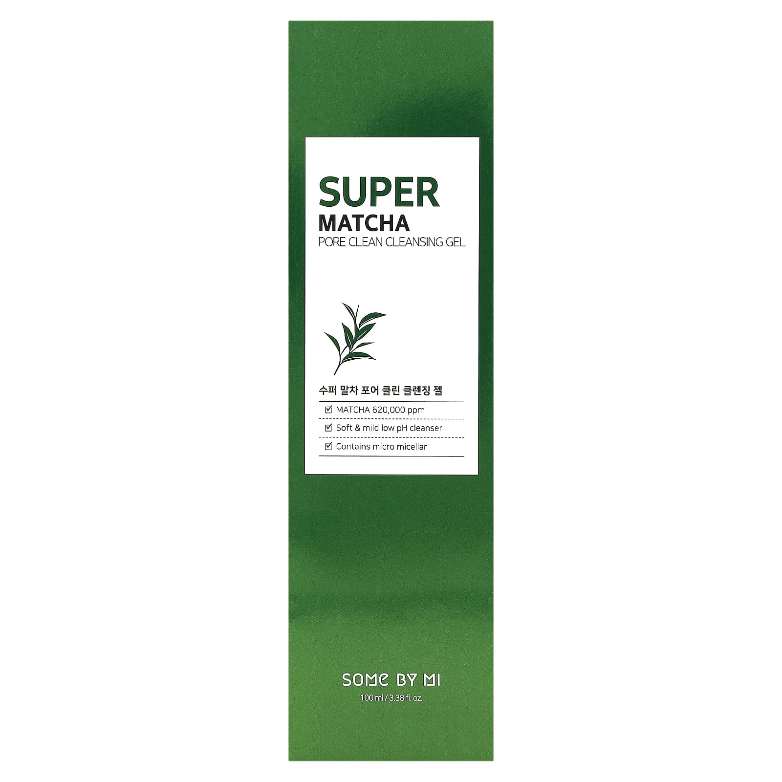 SOME BY MI, Super Matcha Pore Clean Cleansing Gel, 3.38 fl oz (100 ml)