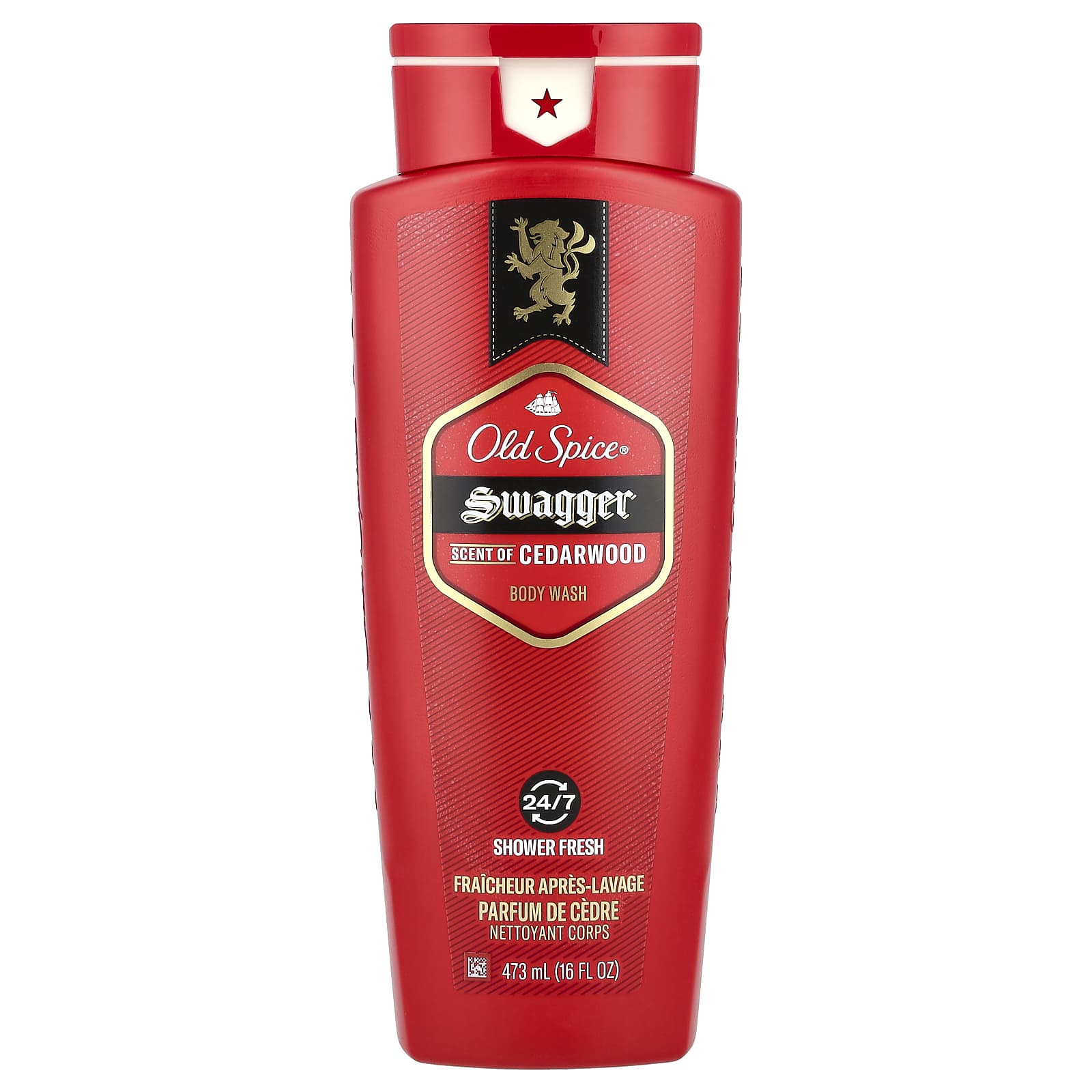 Old Spice, Swagger Body Wash, Cedarwood, 16 fl oz (473 ml)