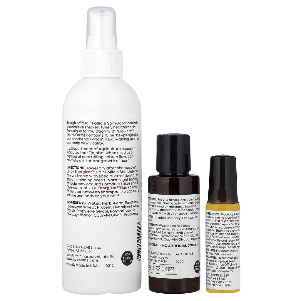 Hobe Labs, iHerb Exclusive, Revitalizing Hair Kit, 4 Piece Kit