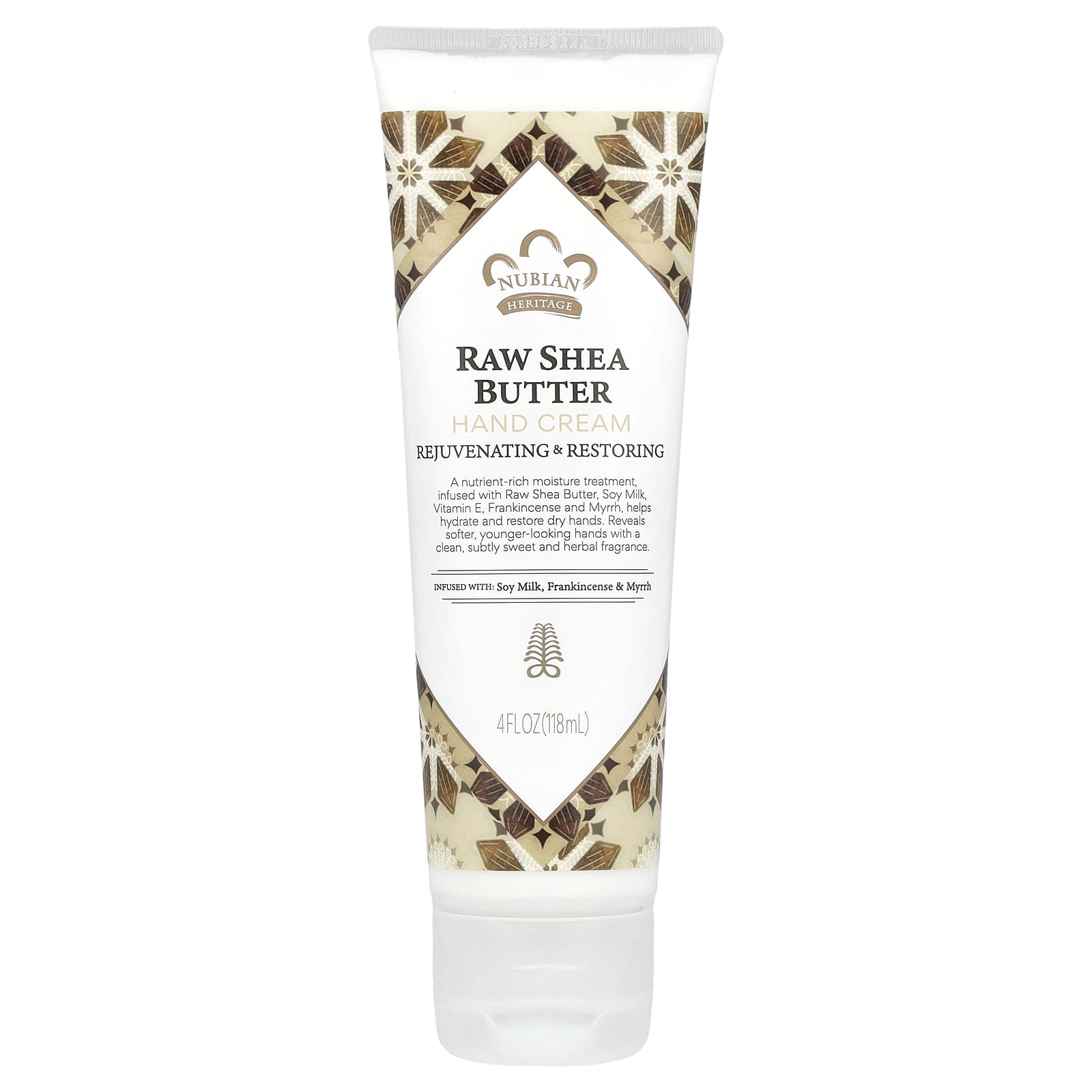 Nubian Heritage, Hand Cream, Raw Shea Butter, 4 fl oz (118 ml)