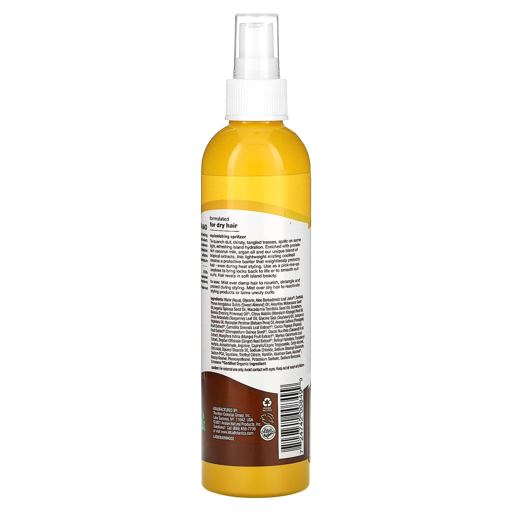 Alba Botanica, More Moisture Conditioning Leave-In Mist, For Dry Hair, Coconut Milk, 8 fl oz (237 ml)