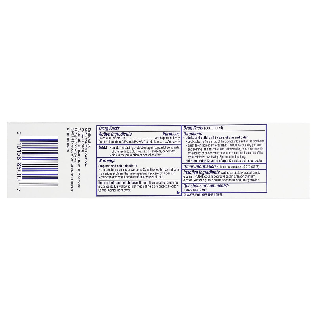 Sensodyne, ProNamel, Gentle Whitening Toothpaste, Alpine Breeze, 4 oz (113 g)