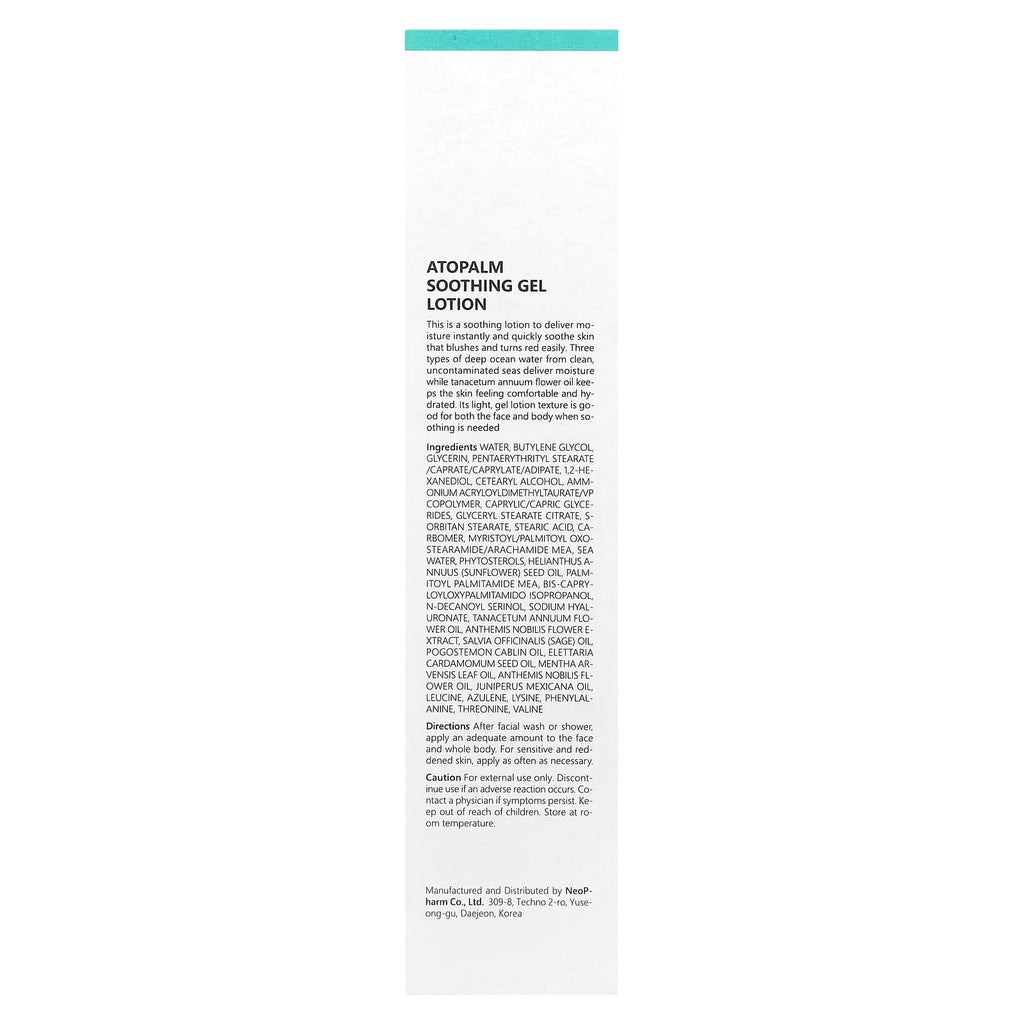 Atopalm, Soothing Gel Lotion, 4 fl oz (120 ml)