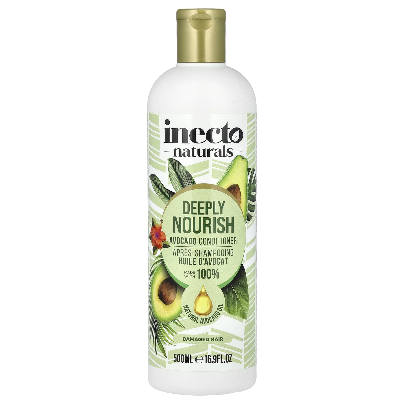 Inecto, Deeply Nourish, Avocado Conditioner, Damaged Hair , 16.9 fl oz (500 ml)