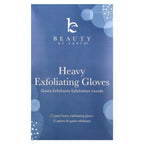 Beauty By Earth, Heavy Exfoliating Gloves, 2 Pairs
