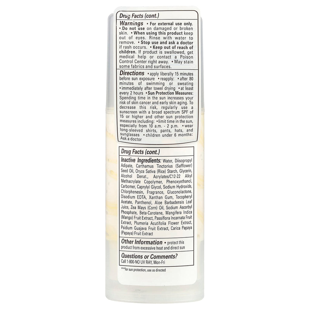 Hawaiian Tropic, Weightless Hydration Face Sunscreen Lotion, SPF 30 , 1.7 oz (50 ml)