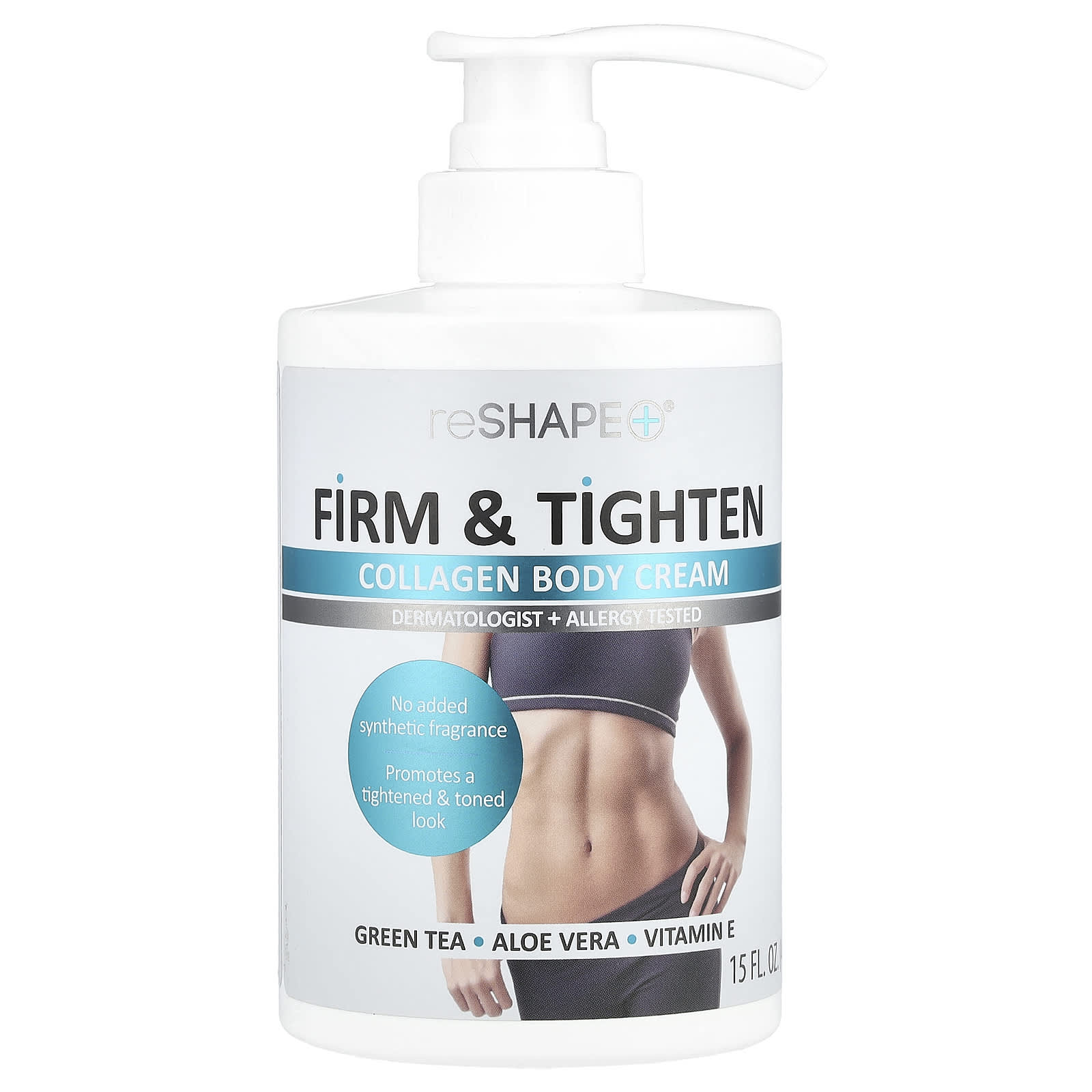 Reshape Plus, Firm & Tighten, Collagen Body Cream, 15 fl oz (444 ml)