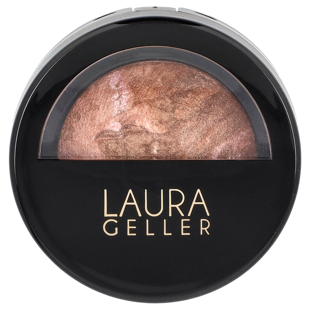 Laura Geller, Baked Blush-N-Brighten, Marbleized Blush, 0018029B Sunswept, 0.16 oz (4.5 g)