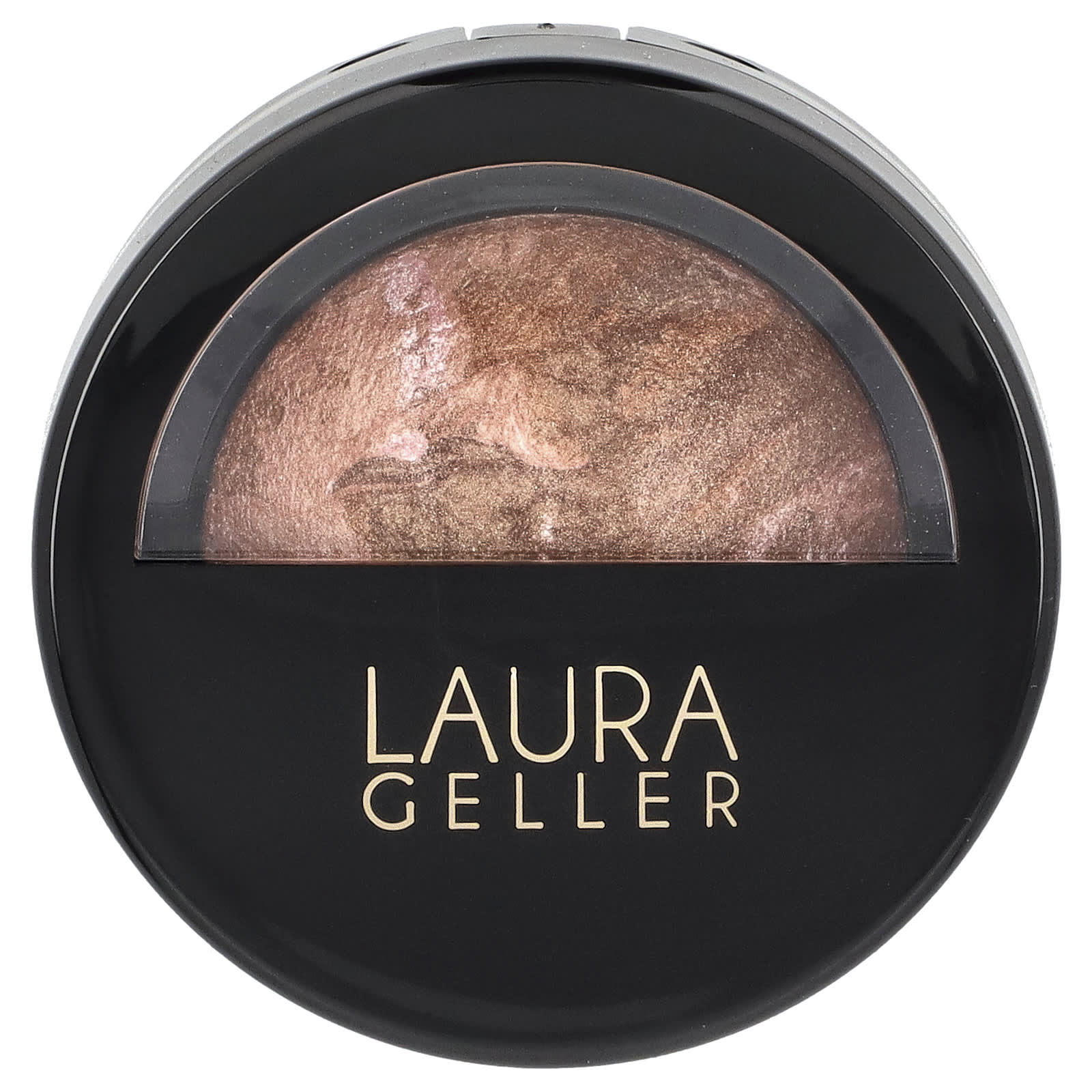Laura Geller, Baked Blush-N-Brighten, Marbleized Blush, 0018029B Sunswept, 0.16 oz (4.5 g)