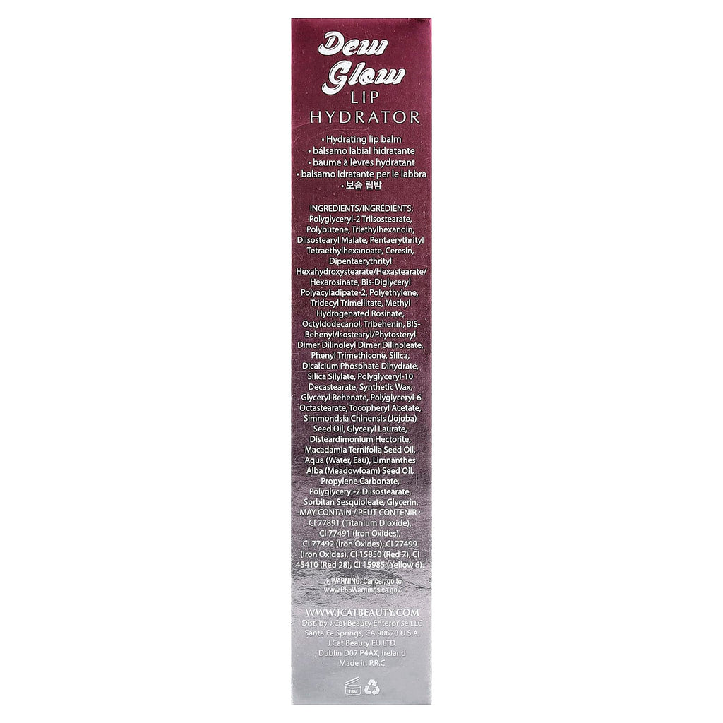 J.Cat Beauty, Dew Glow, Lip Hydrator, DLB108 Cap' N Quench, 0.12 oz (3.4 g)