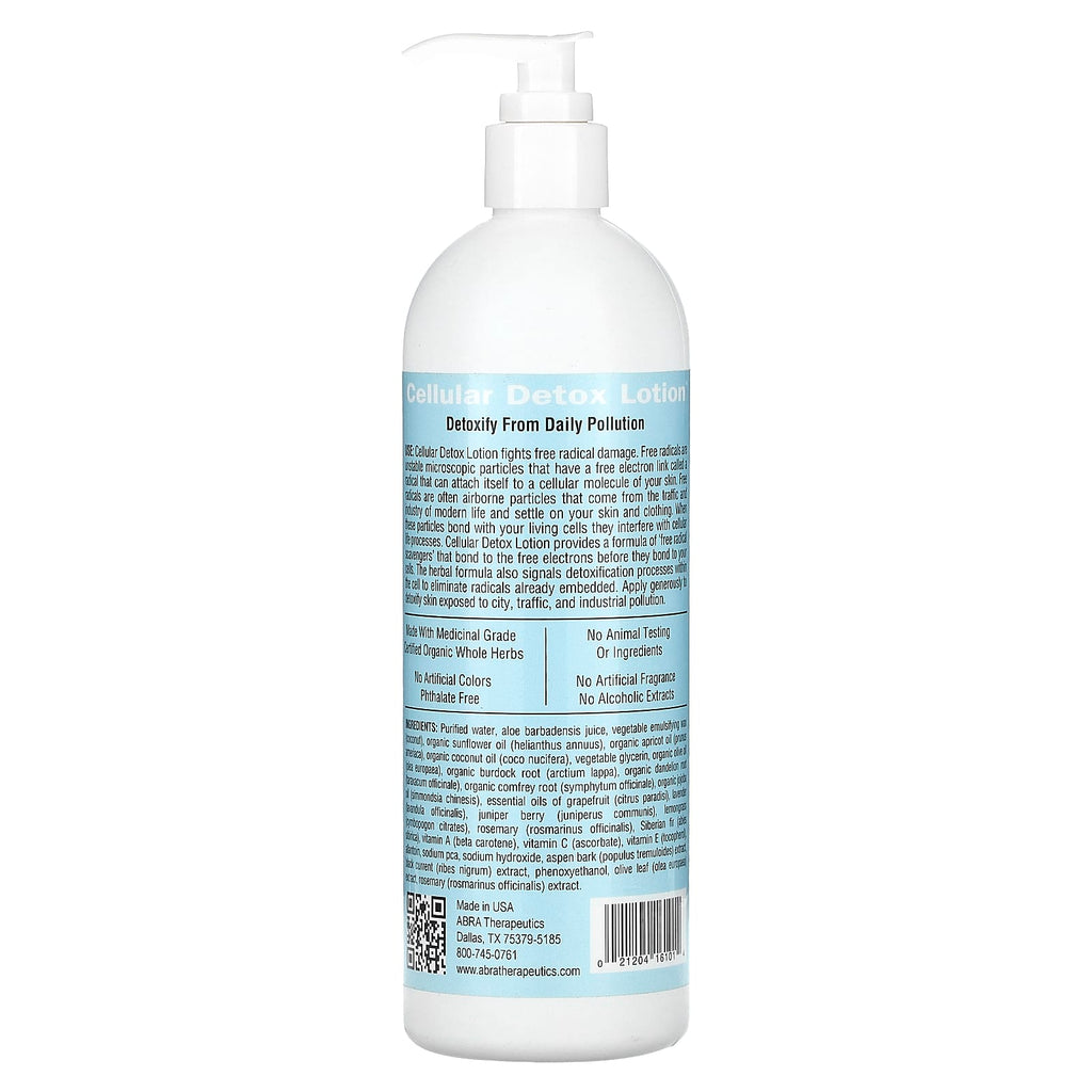 Abra Therapeutics, Cellular Detox Therapeutic Lotion, Grapefruit & Juniper, 16 fl oz (475 ml)