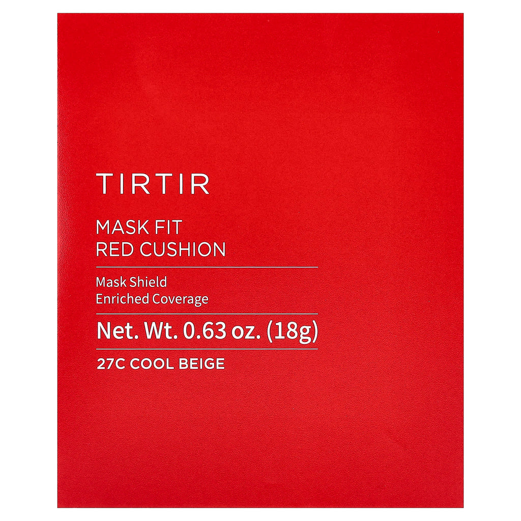 TIRTIR, Mask Fit Red Cushion, 27C Cool Beige , 0.63 oz (18 g)