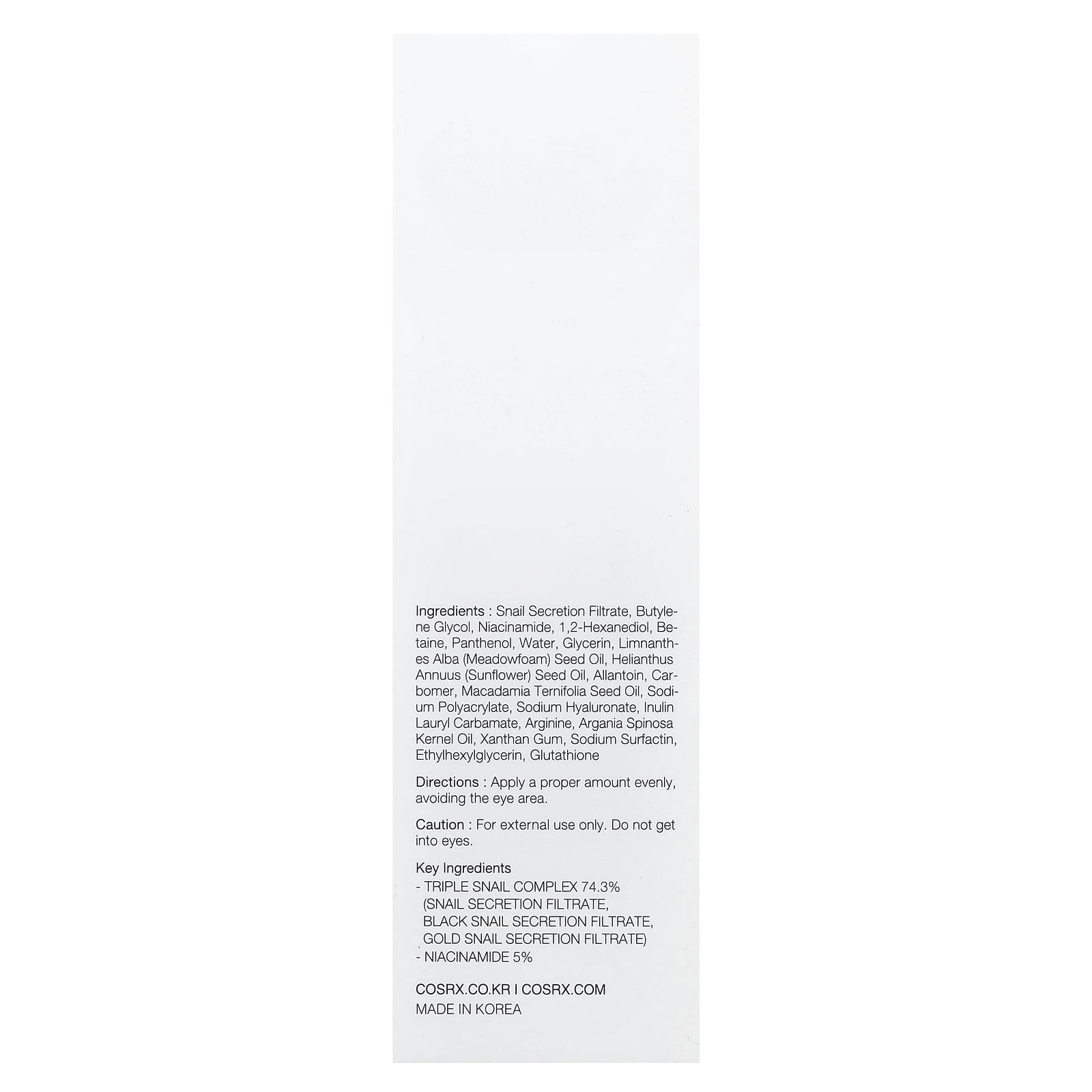CosRx, Advanced Snail Radiance Dual Essence, 2.7 fl oz (80 ml)