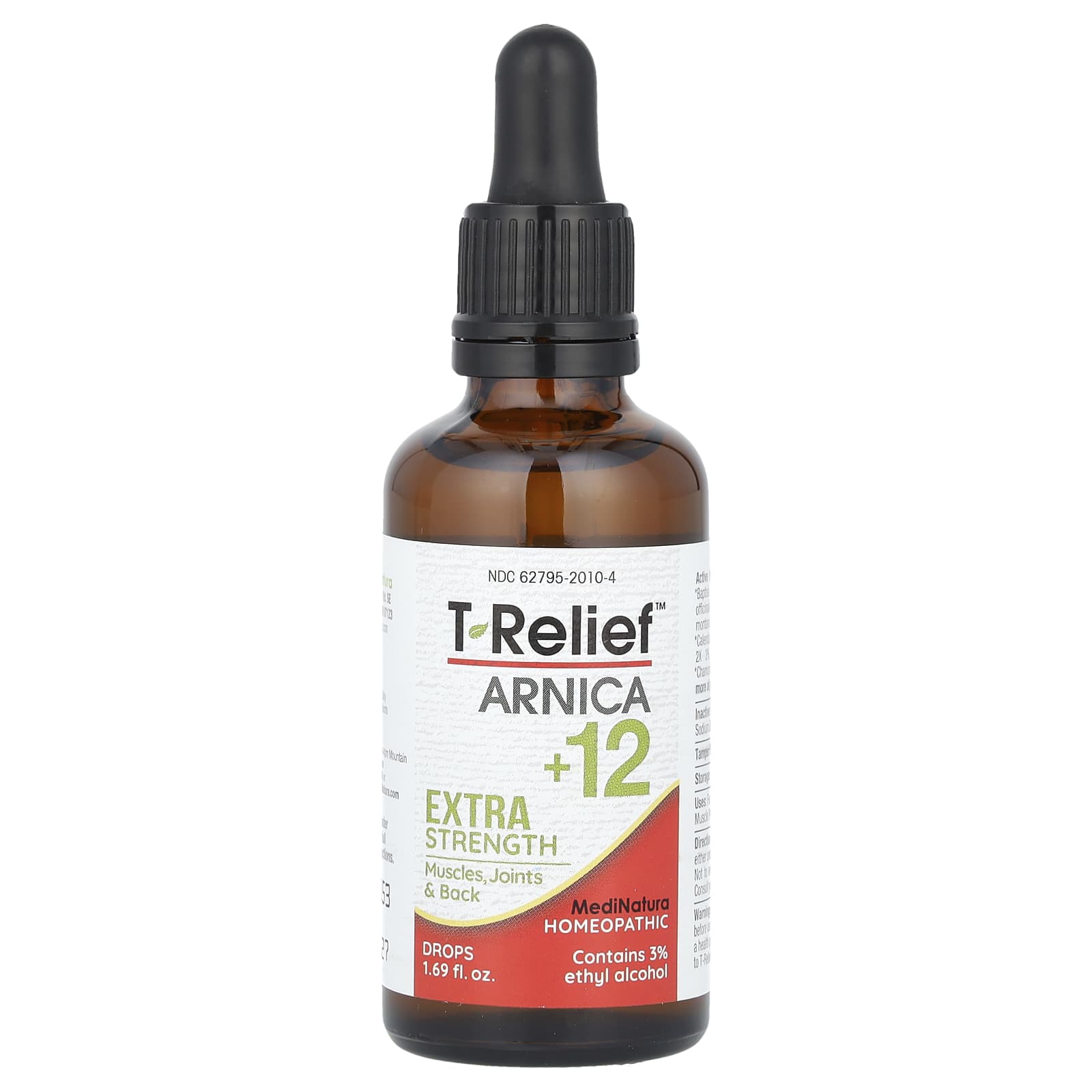 MediNatura, T-Relief, Plant-Based Relief Arnica +12, 1.69 fl oz (50 ml)