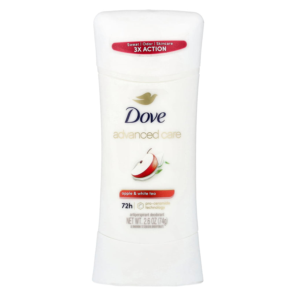 Dove, Advanced Care, Antiperspirant Deodorant, Apple & White Tea, 2.6 oz (74 g)
