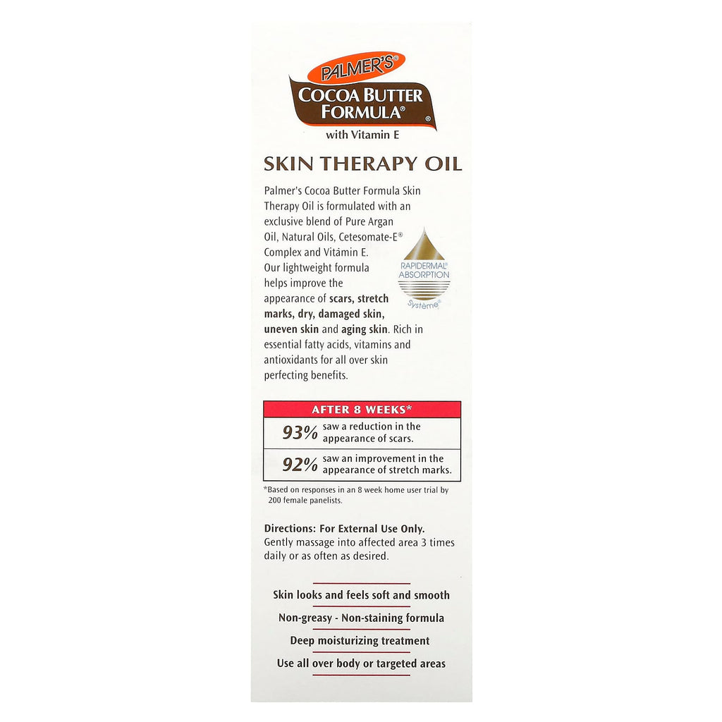 Palmer's, Cocoa Butter Formula® with Vitamin E, Skin Therapy Oil, Rosehip Fragrance, 5.1 fl oz (150 ml)