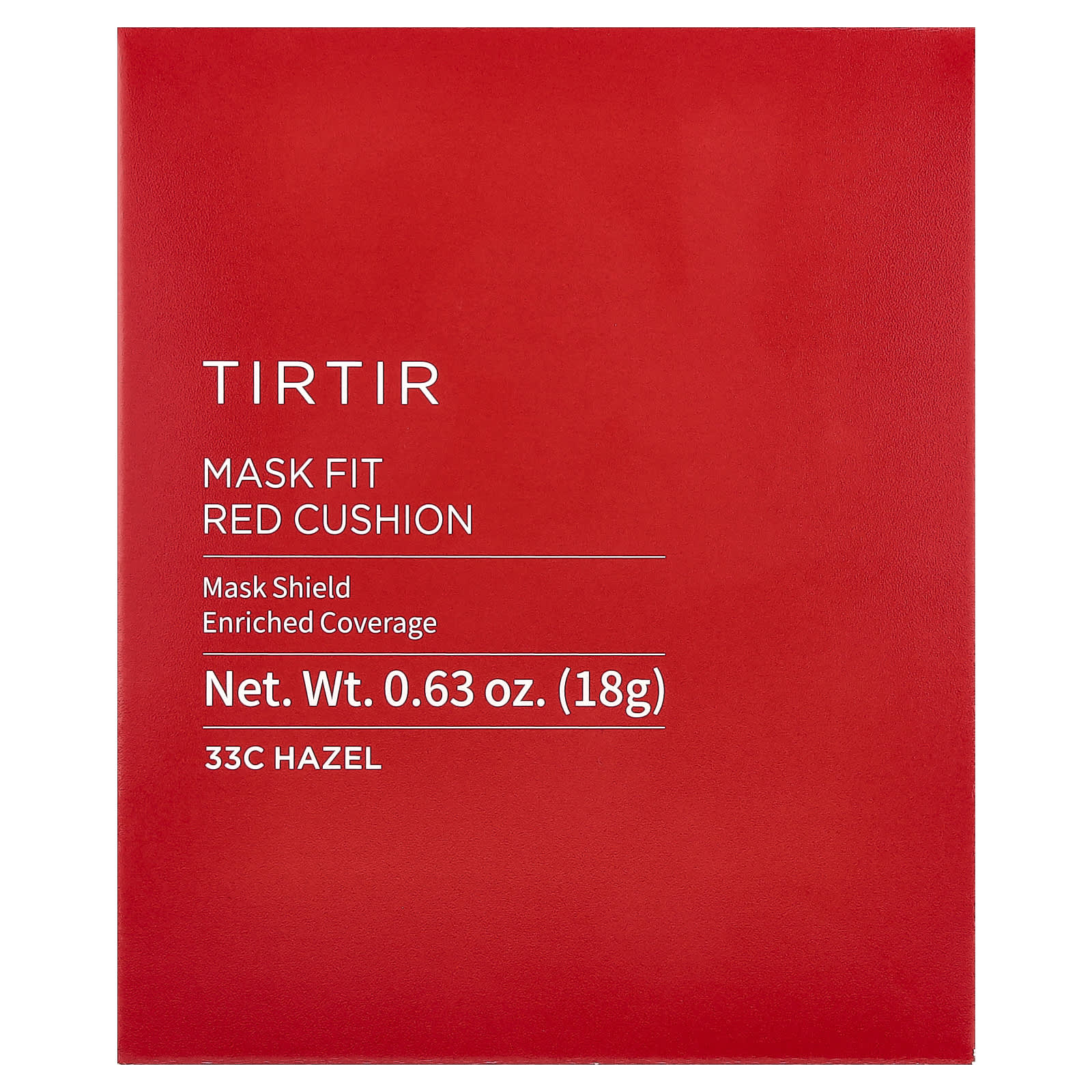 TIRTIR, Mask Fit Red Cushion, 33C Hazel, 0.63 oz (18 g)