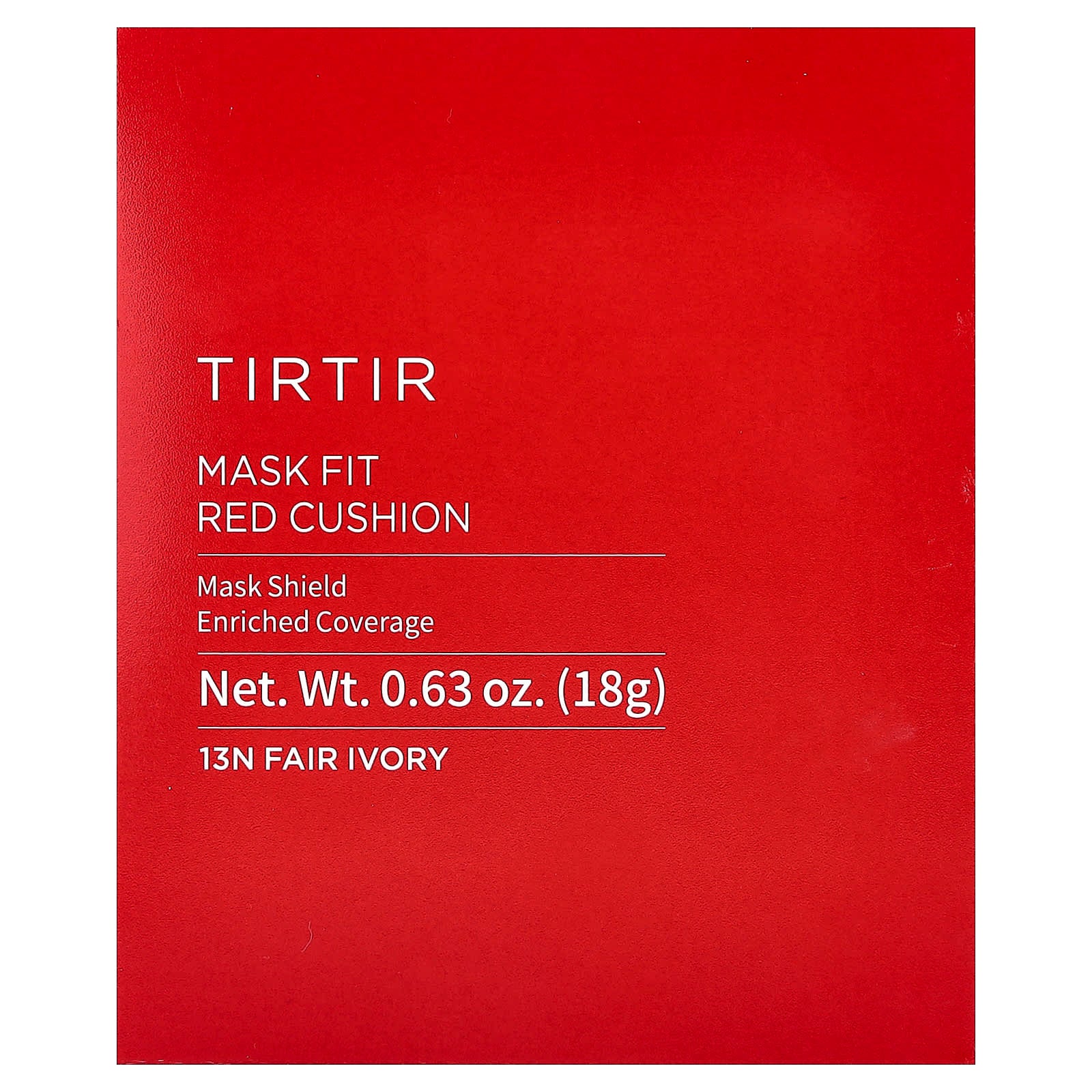 TIRTIR, Mask Fit Red Cushion, 13N Fair Ivory, 0.63 oz (18 g)