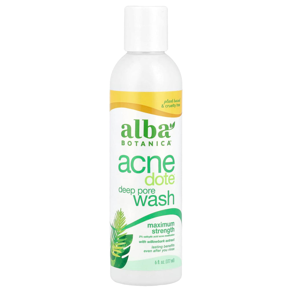 Alba Botanica, Acnedote®, Deep Pore Wash, 6 fl oz (177 ml)