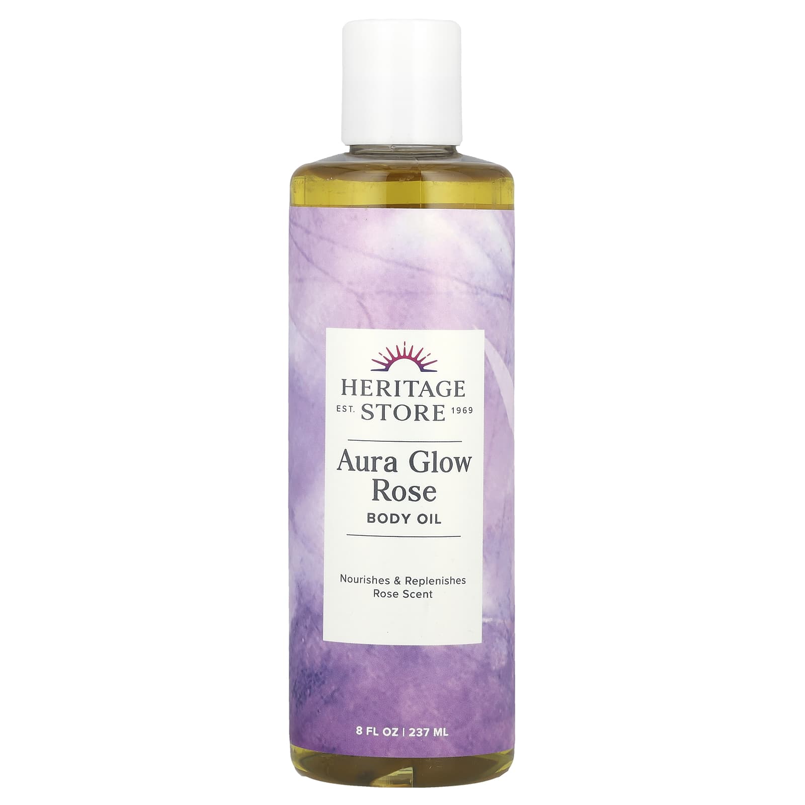 Heritage Store, Aura Glow Body Oil, Rose, 8 fl oz (237 ml)