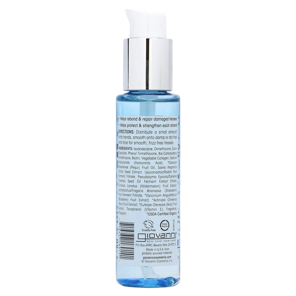 Giovanni, Biotin & Collagen Rebonding & Restoring Hair Oil, 1.9 fl oz (56 ml)
