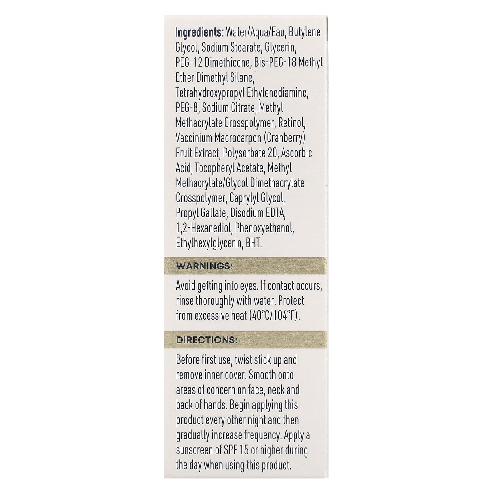 RoC, +Derm Correxion®, Firming Serum Stick, 1 oz (30 g)