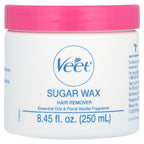 Veet, Sugar Wax Hair Remover, Essential Oils & Floral Vanilla, 14 Pieces