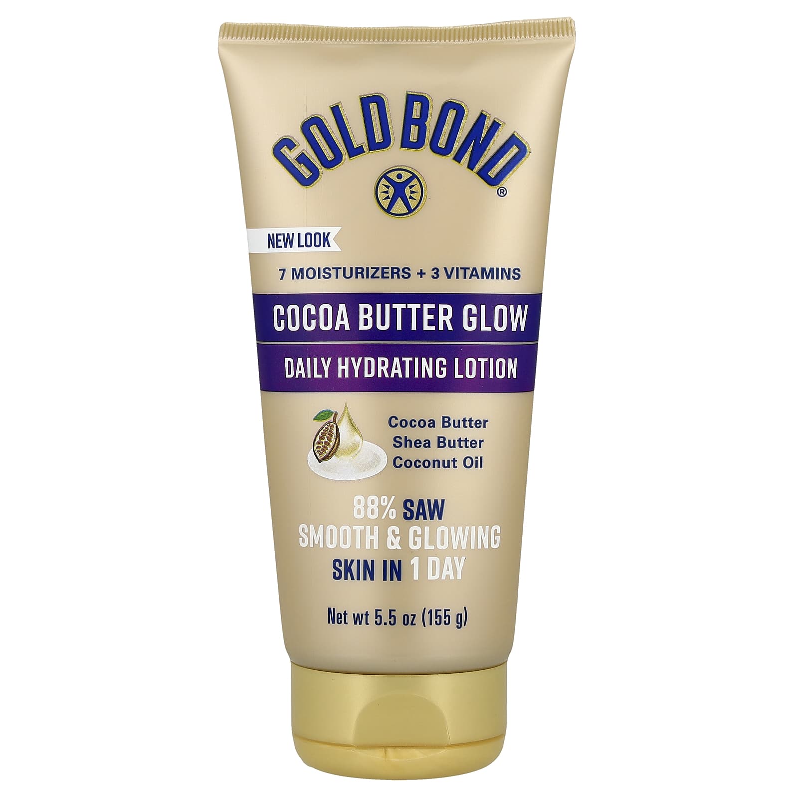 Gold Bond, Cocoa Butter Glow, Daily Hydrating Lotion, 5.5 oz (155 g)
