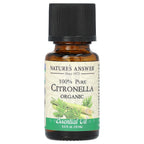 Nature's Answer, 100% Pure Organic Essential Oil Blend, Citronella, 0.5 fl oz (15 ml)
