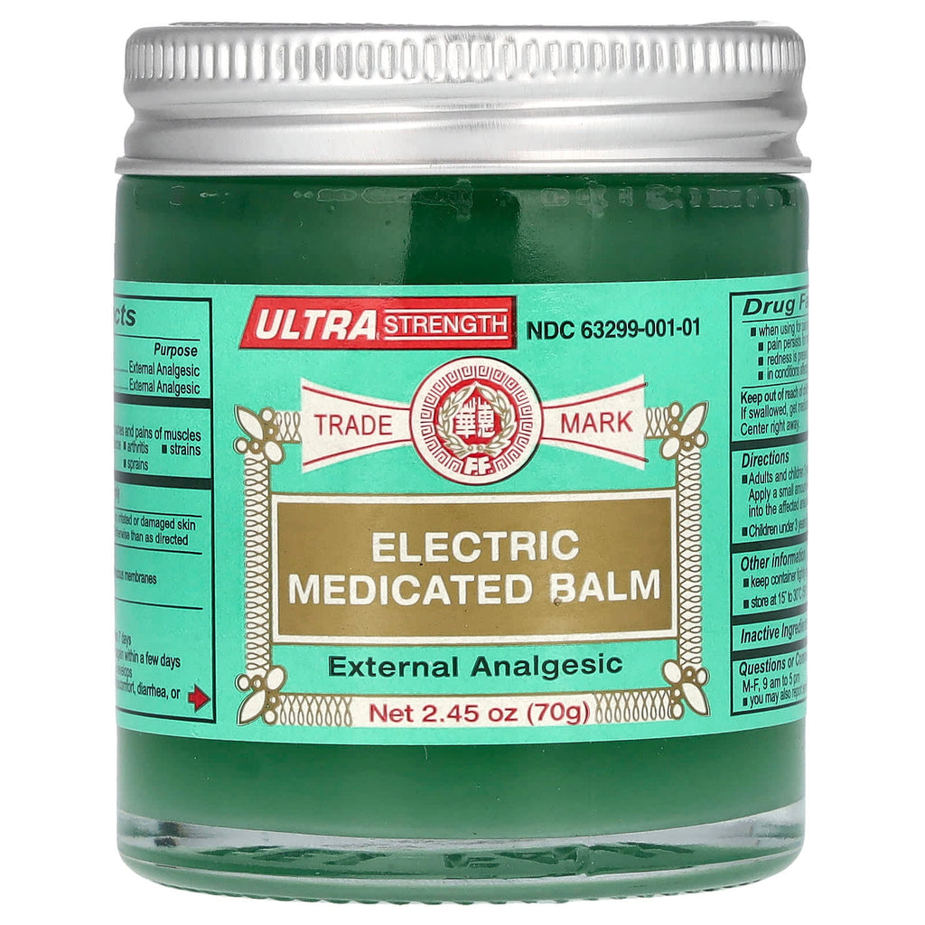 Fei Fah, Electric Medicated Balm, Ultra Strength , 2.45 oz (70 g)