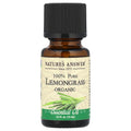 Nature's Answer, 100% Pure Organic Essential Oil, Lemongrass, 0.5 fl oz (15 ml)