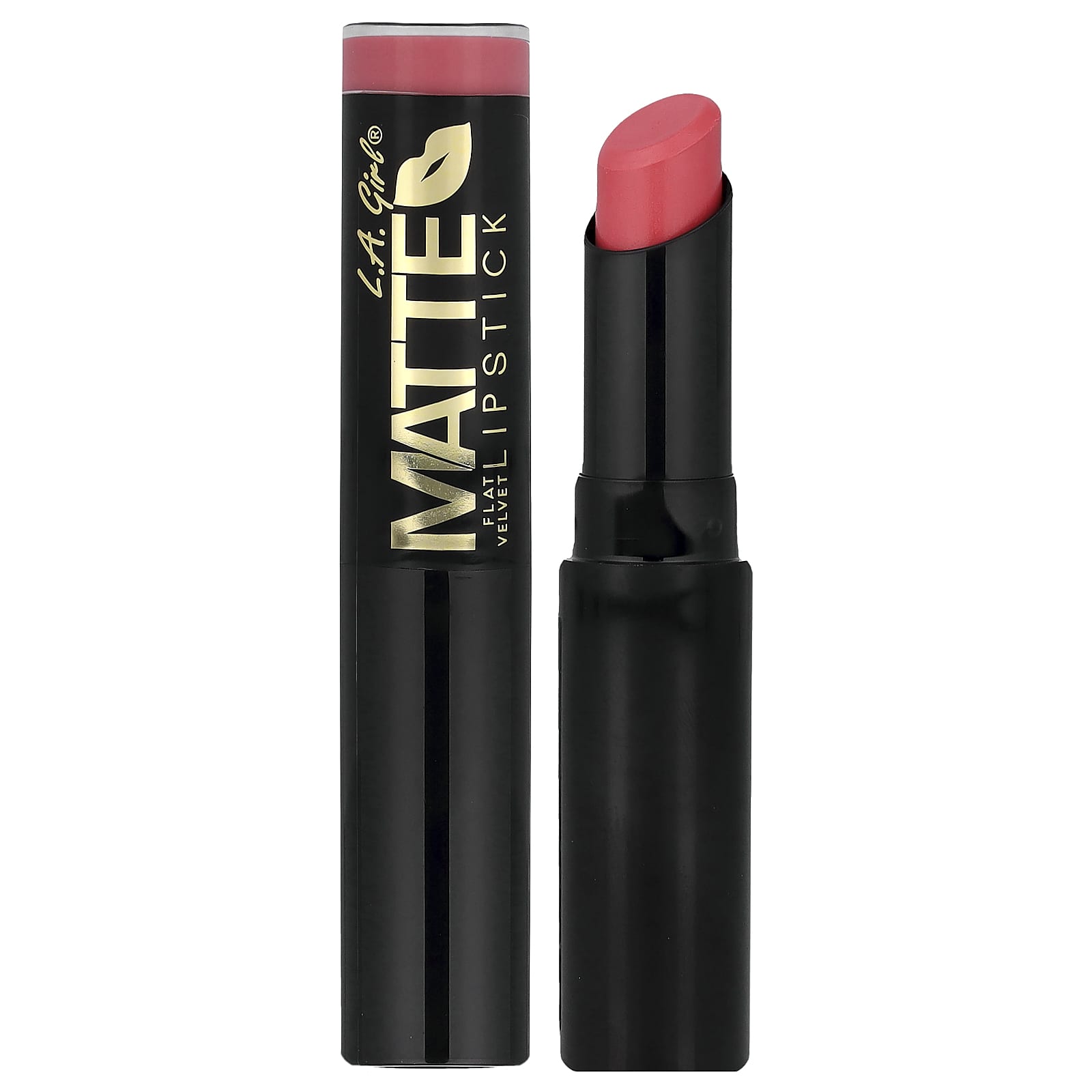 L.A. Girl, Matte Flat Velvet Lipstick, GLC813 Hush, 0.1 oz (3 g)