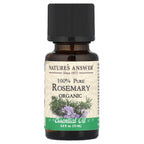 Nature's Answer, 100% Pure Organic Essential Oil, Rosemary, 0.5 fl oz (15 ml)