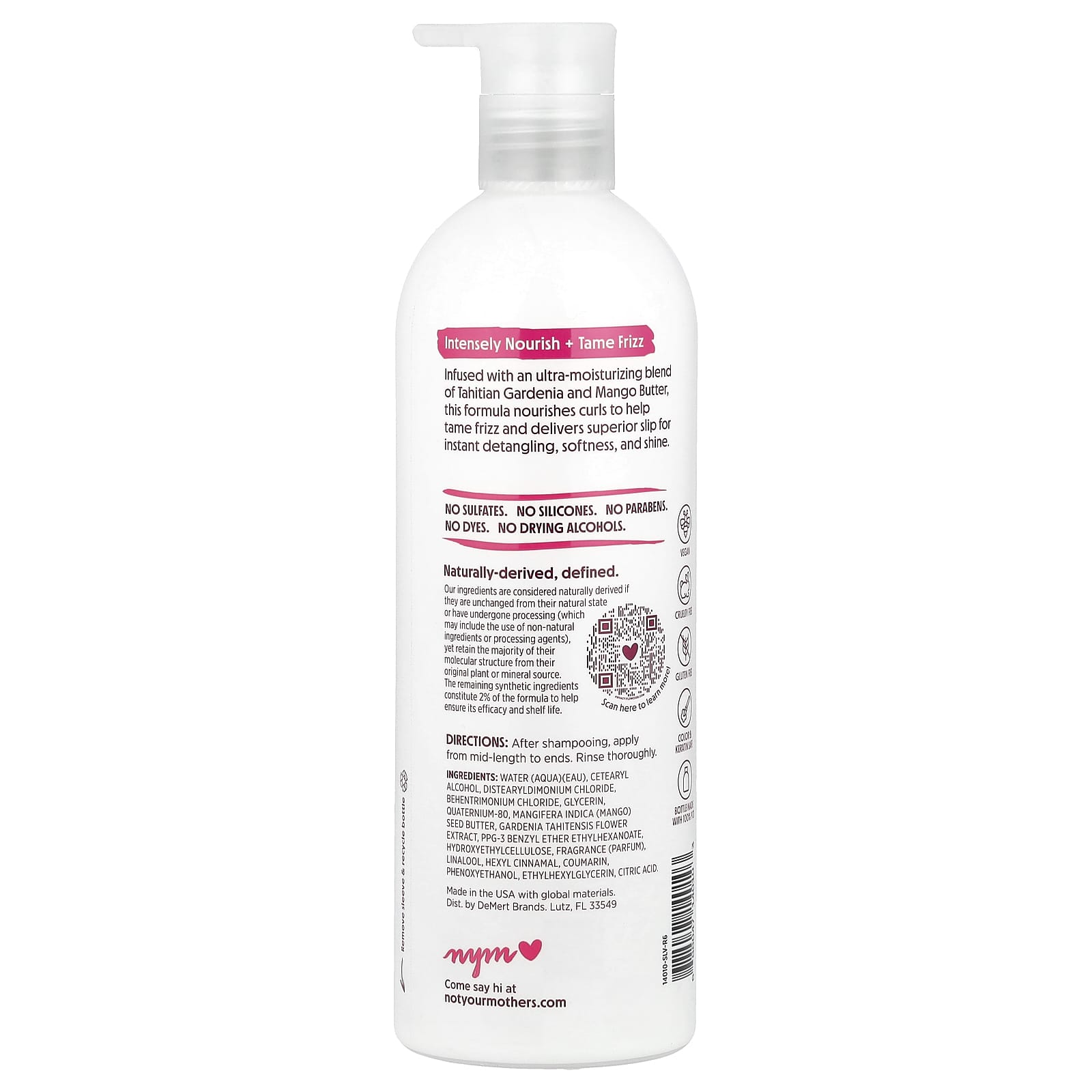 Not Your Mother's, Curl Defining Conditioner, Tahitian Gardenia & Mango Butter, 15.2 fl oz (450 ml)
