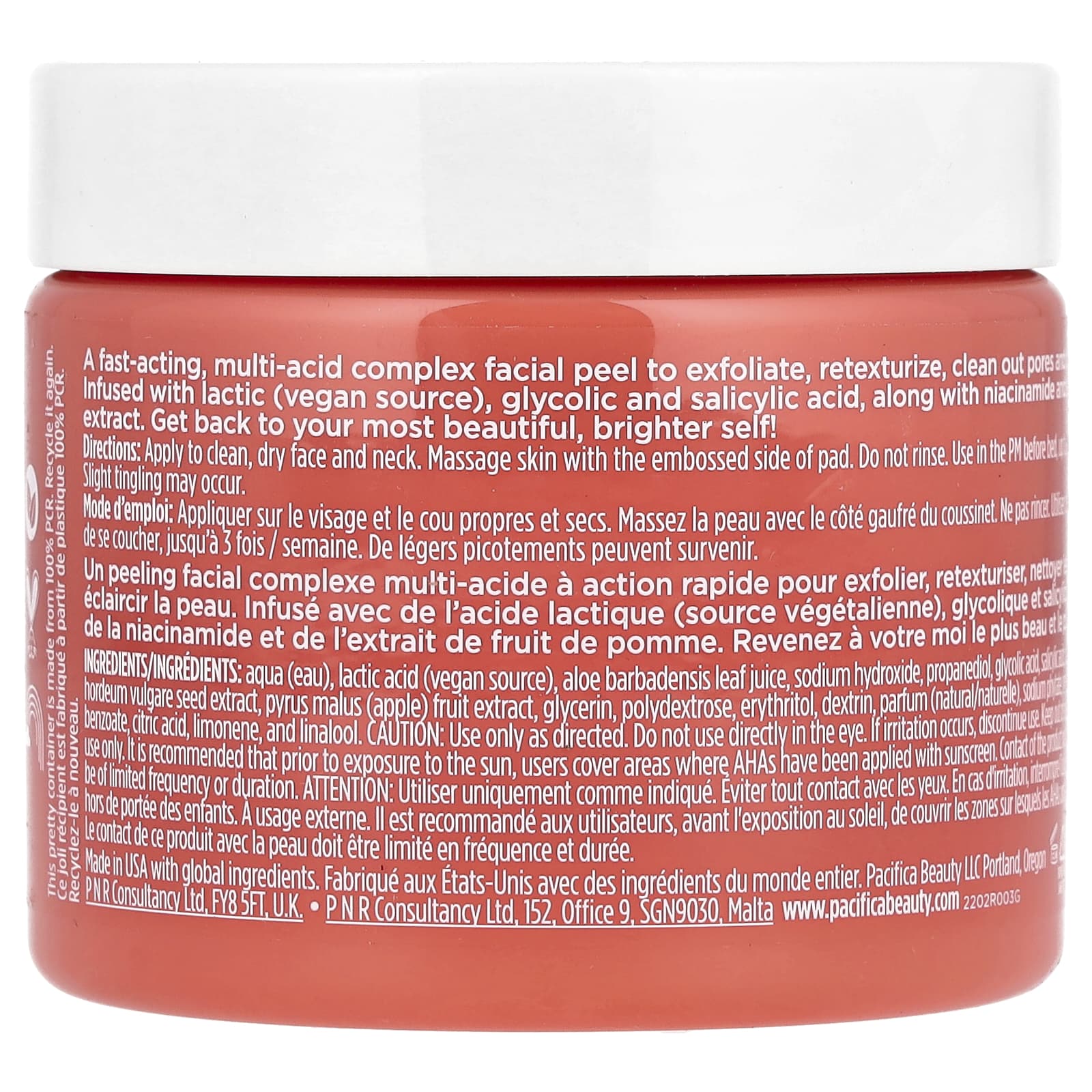 Pacifica, Glow Baby, Brightening Peel Pads, 60 Pads