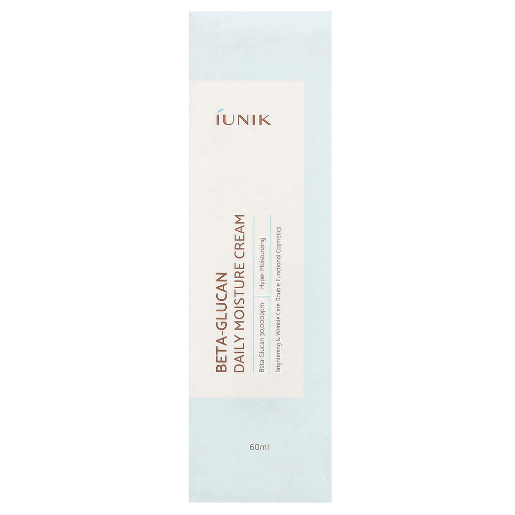 iUNIK, Beta-Glucan Daily Moisture Cream, 2.02 fl oz (60 ml)