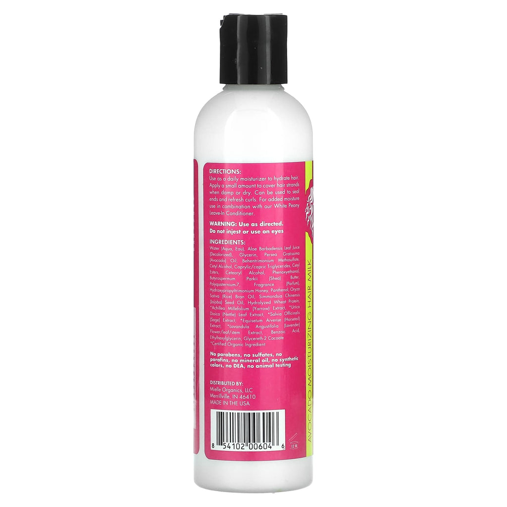 Mielle, Moisturizing Hair Milk, Avocado, 8 fl oz (240 ml)