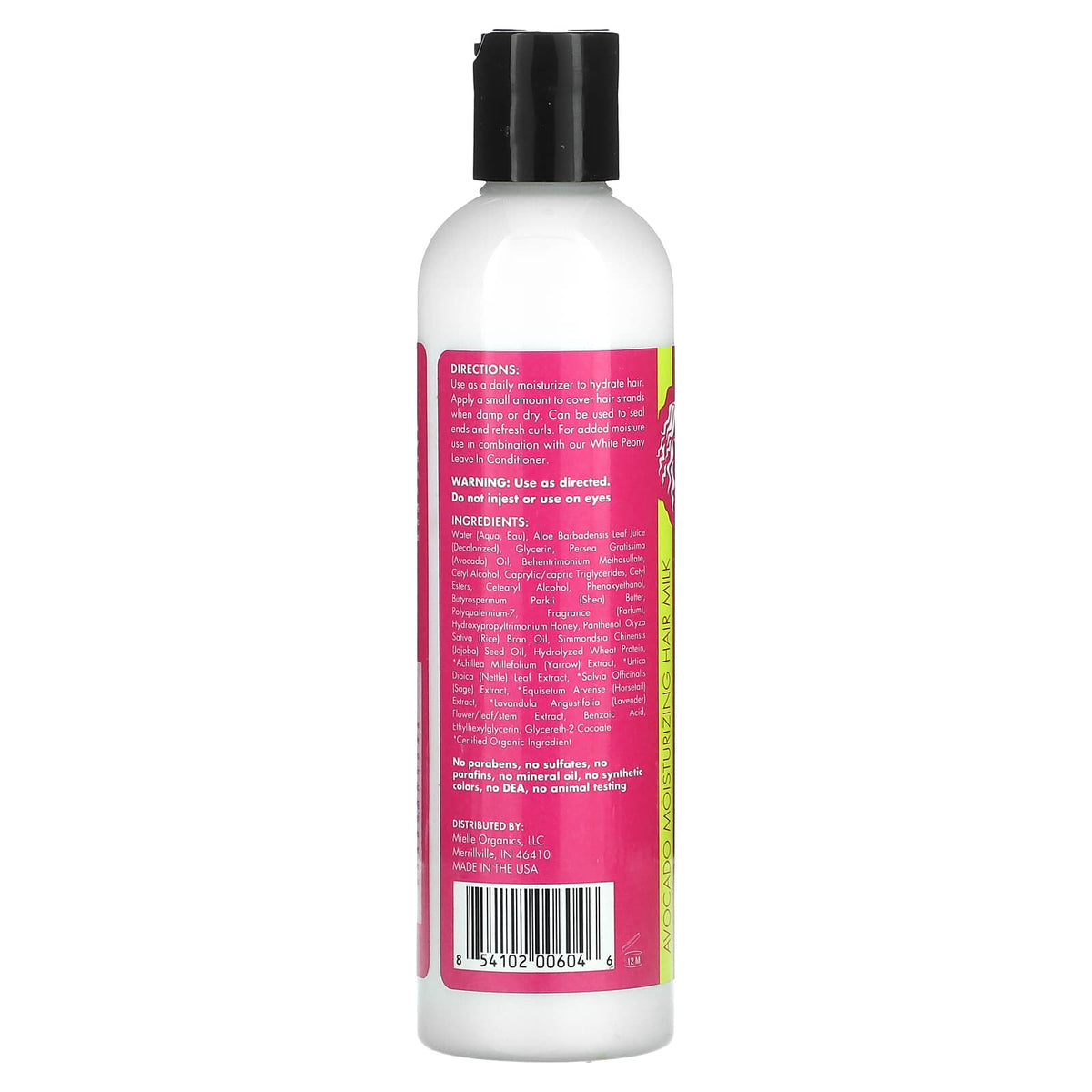 Mielle, Moisturizing Hair Milk, Avocado, 8 fl oz (240 ml)