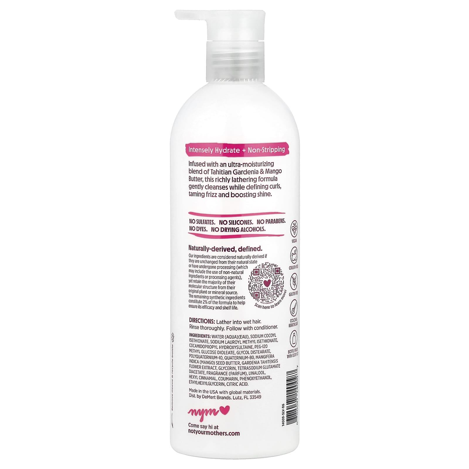 Not Your Mother's, Curl Defining Shampoo, Tahitian Gardenia & Mango Butter , 15.2 fl oz (450 ml)