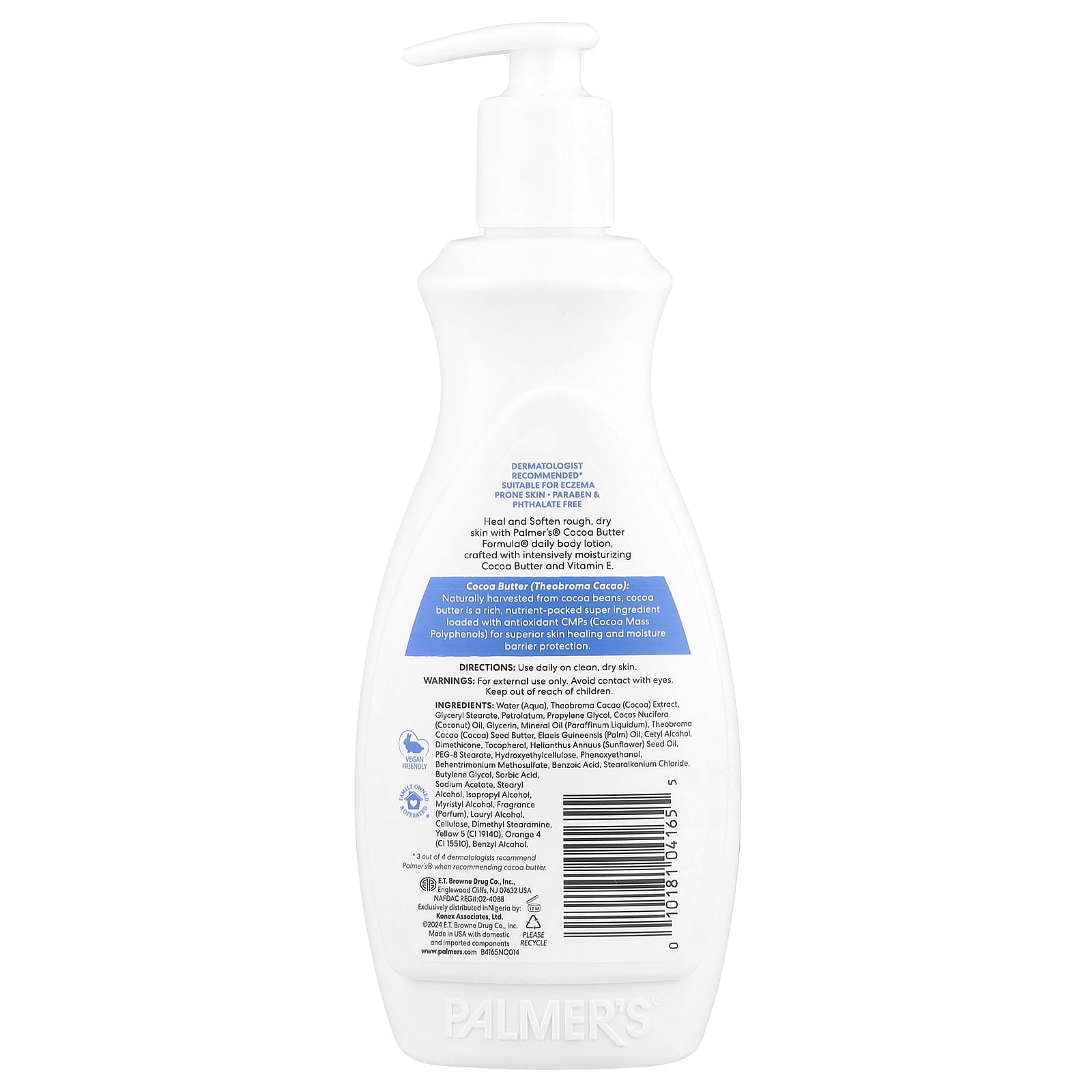 Palmer's, Cocoa Butter Formula® with Vitamin E, Heals & Softens Daily Skin Therapy, 13.5 fl oz (400 ml)