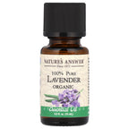Nature's Answer, 100% Pure Organic Essential Oil, Lavender, 0.5 fl oz (15 ml)