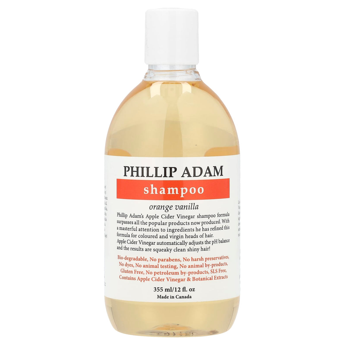Phillip Adam, Shampoo, Orange Vanilla, 12 fl oz (355 ml)
