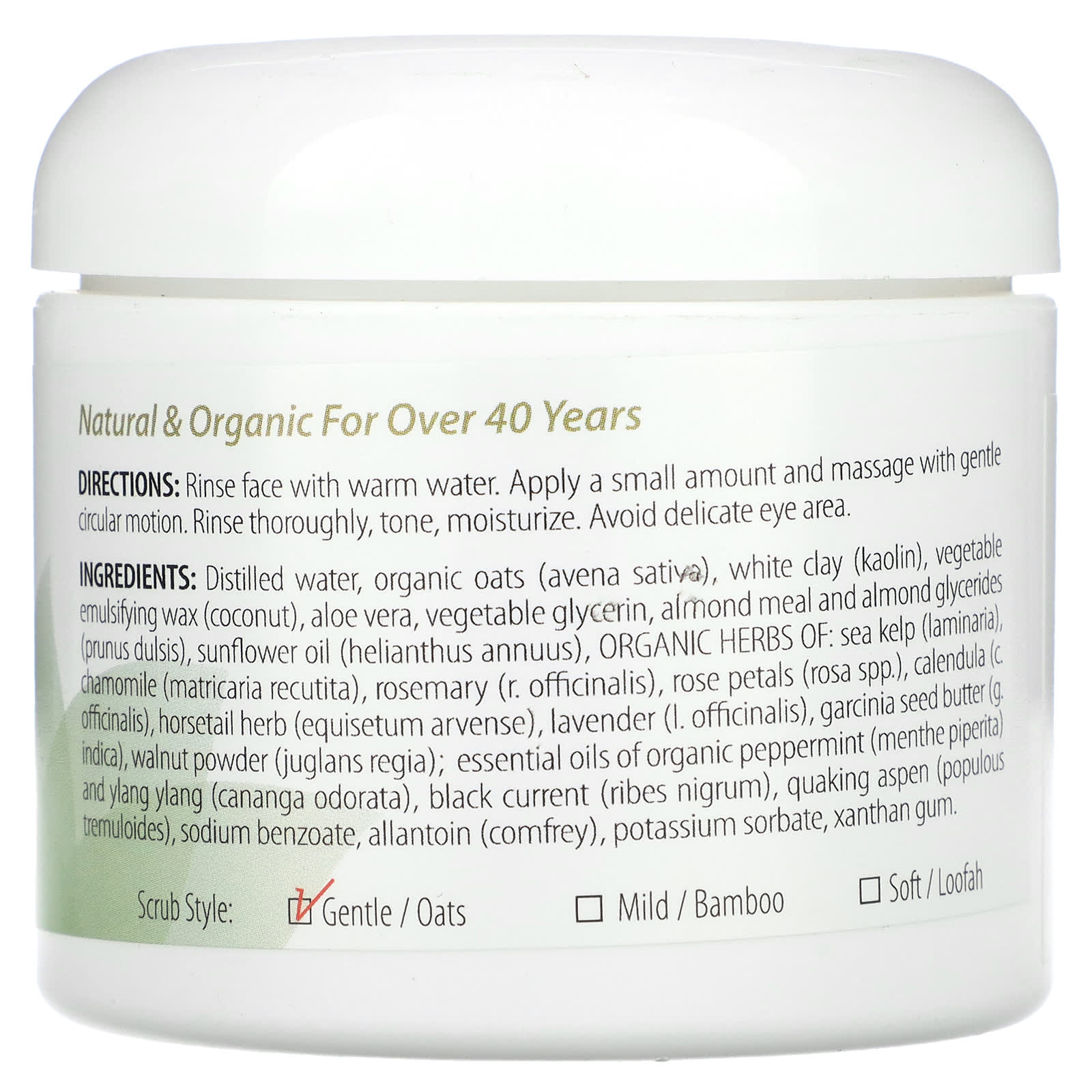 Abra Therapeutics, Skin Refining Scrub, Peppermint and Oats, 4.5 oz (126 g)